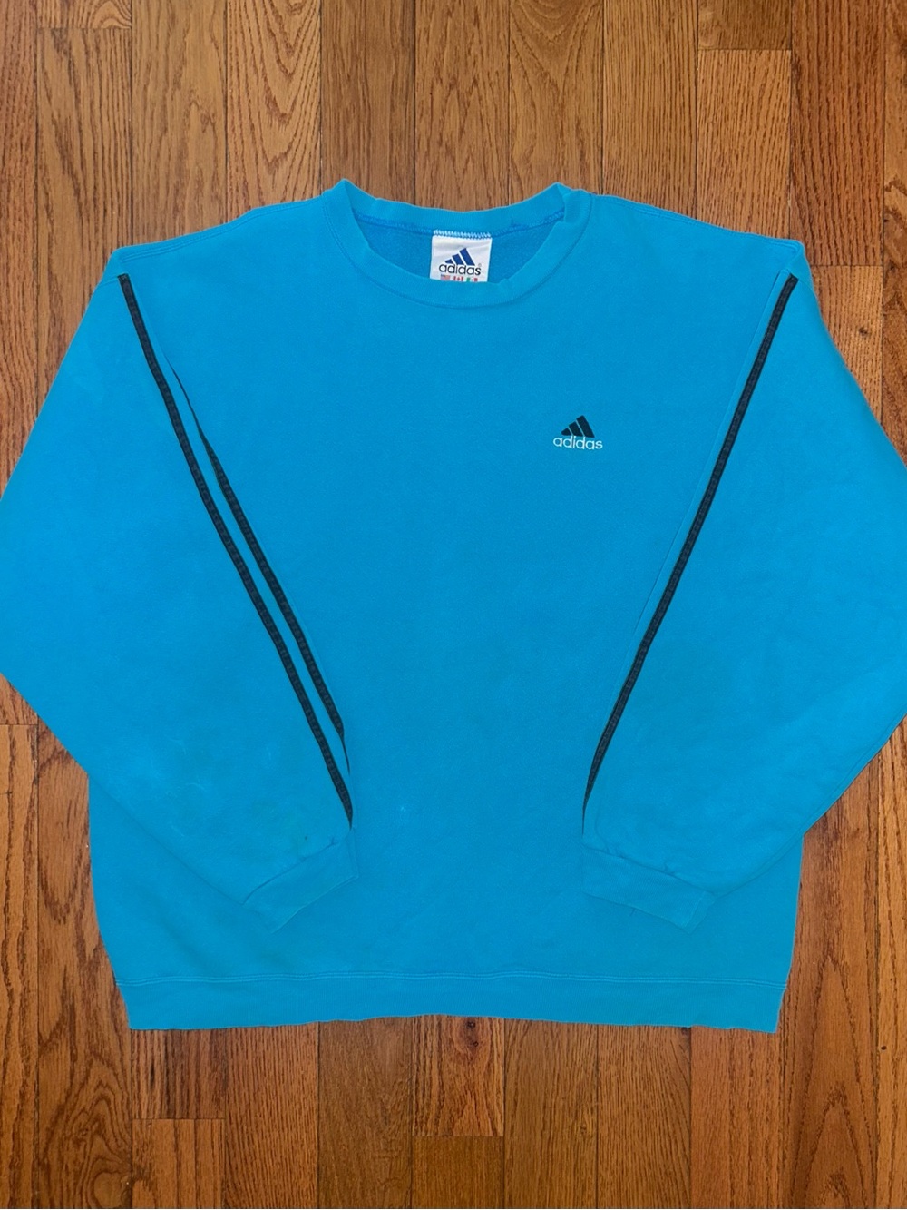 Adidas Vintage Striped Crewneck Size XL